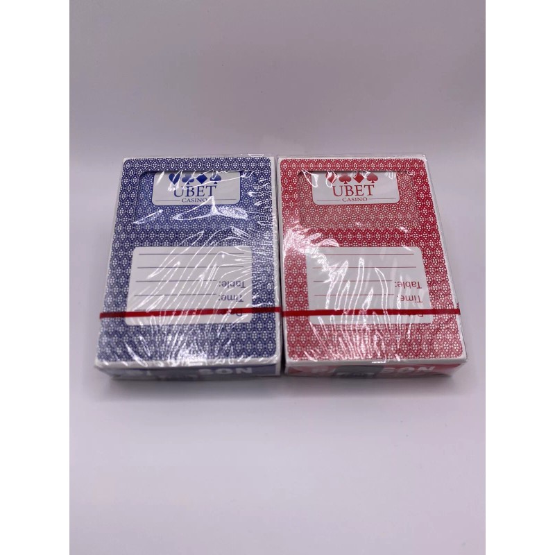 PAULSON Poker Playing Cards UBet Casino (24 Decks) - Red/Blue