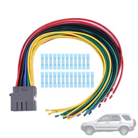 Getfarway Door Connector Pigtail Wire Harness Compatible with Honda CRV Civic EK Prelude Acura Integra 1996 1997 1998 1999 2000 2001 Front Driver or Passenger Side Plug Wiring