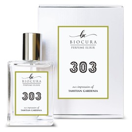 BIOCURA BC Perfume 303 Inspired by Tahitian Gardenia For Women & Men Replica Fragrance Dupes Eau de Parfum Spray Bottle 1.7 Fl Oz/50ml-X1