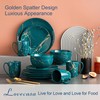 LOVECASA Porcelain Dinnerware Sets for 4, 16 PCS Plates and