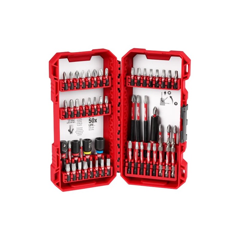 48-32-4010 for Milwaukee Shockwave Impact Duty Driver Bit Set 54Pc