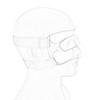 simhoa Protector, máscara de Baloncesto, Correa Ajustable inastillable, Protector Facial