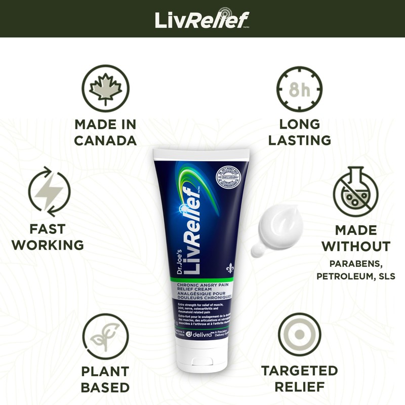 LIVRELIEF XStrength Emu Free Cream, 100 GR