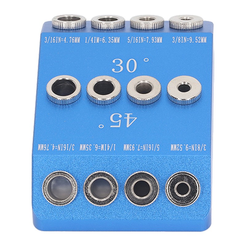 Drill Guide Jig 30 45 90 Degree Aluminum Alloy Angle