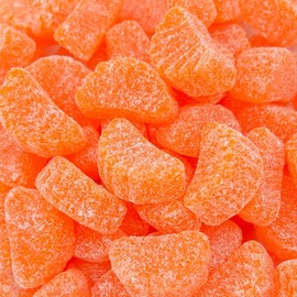 Orange Slices Jelly Candy | 2-Pound Bag | Sugar-Dusted | Gelatin-Free
