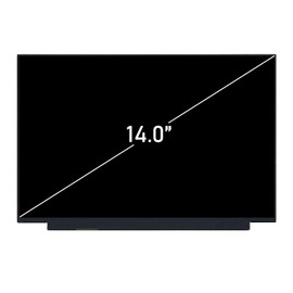 TECHNOLOGYVS 14.0" COMPATIBLE LAPTOP DISPLAY IPS SCREEN FOR ASUS ZEPHYRUS G14 GA402RK-L SERIES MONITOR LED LCD 40 PINS 2560x1600 120HZ WQXGA WITHOUT BRACKETS MATTE