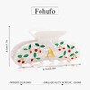 Fohufo Hair Accessories for Girls - Monogram Hair Claw Alphabet