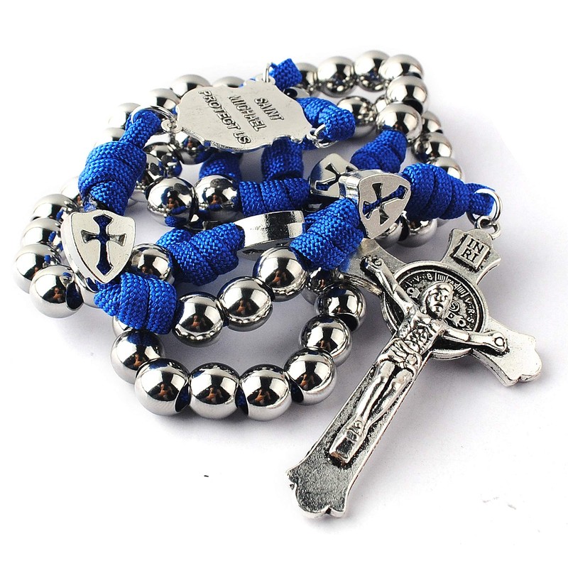 HanlinCC Large and Heavy Stainless Steel Beads Rugged Durable Paracord