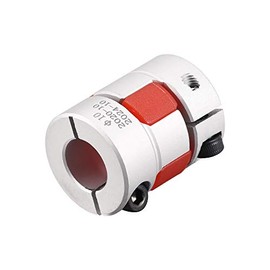 sourcing map 8mm to 10mm Bore L26xD20 Flexible Spider Coupling Jaw Coupler Shaft Joint for Servo Motor