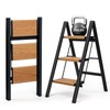 SOLADDER 3 Step Ladder, Anti-Slip and Lightweight Foldable Step Stool