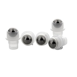 Kosmetex Roll-On Metal Ball for 10 ml Roll-On Bottles for Replacement, 5 x Metal Balls