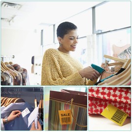 BS ONE Price Tagging Gun for Clothing,(Not Stitch Gun) Standard Retail Price Tag Attacher Gun for Clothes with 6 Needles & 1000pcs 2" Barbs Fasteners for Store