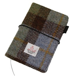 Harris Tweed Bullet Journal Pocket Notebook Cover for (3.5" x 5.5") Notebook (MacLeod)