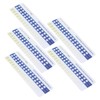 5pcs Teeth Whitening Shade Guide, Tooth Shade Chart Comparing Card,
