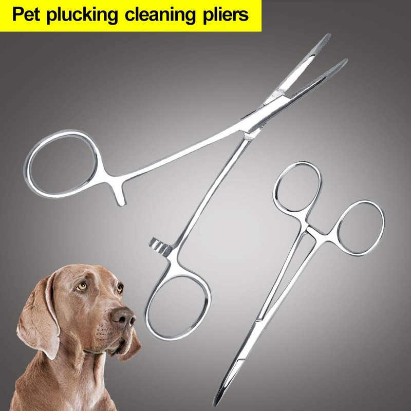 Pet Ear Locking Forceps Dog Ear Hair Puller Pet Groomers