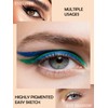 Matte Liquid Eyeliner Pen, Waterproof, Colourful Eyeliner Pen Lasts 24