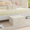 GUOHNHE Storage Bins with Zipper, Cube Organizer Basket with Lid,