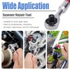 Mesee Mini Ratchet Wrench, Quick Release 1/4 Drive Ratchet Hex