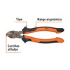 Truper Expert T202-8X, Pinza corte diagonal 8" mango Comfort Grip,