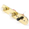 Unxuey Guitar Gold 3 Way Fully Loaded Control Plate Prewired