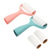 KOMBIUDA 1set Clothes Lint Roller Hair Removal Roller for Pet Fluff Reusable Cleaning Tool Includes Sticky for Efficient Laundry Use