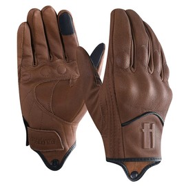 Harssidanzar Motorcycle Riding Gloves for Men GM028,Saddle, Size XL
