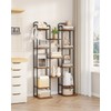 Hzuaneri 8 Tiers Vertical Shoe Rack, Narrow Shoe Tower, Tall