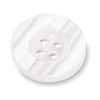 Lab Coat Buttons Clear 0.75in 4-Hole Sewing Buttons Color Clear