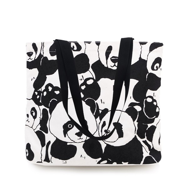 GODWOODS Tote Bag Aesthetic Canvas Handbags with Zipper for Women