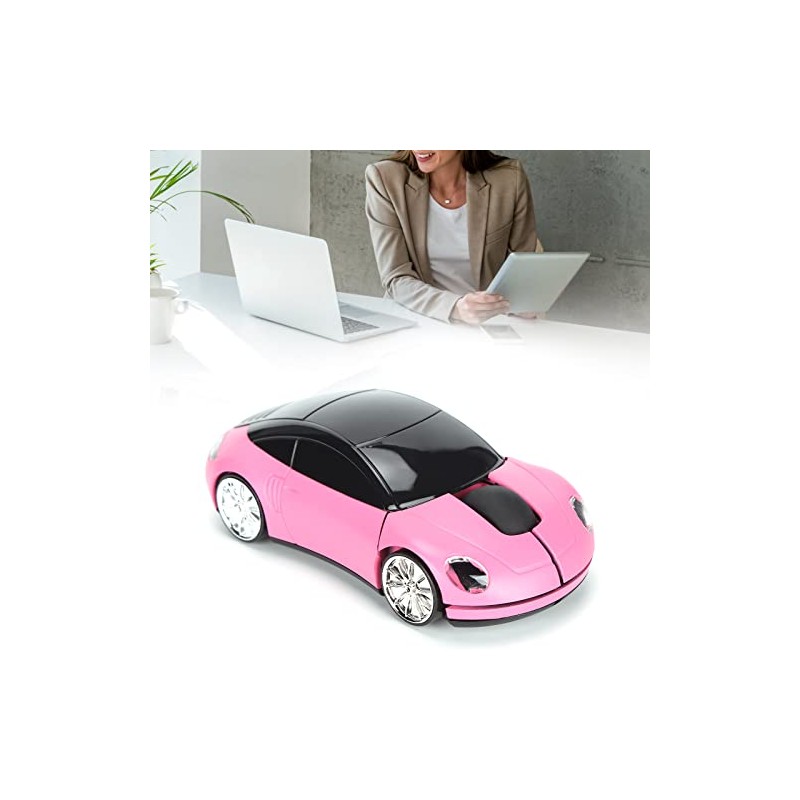 Sorandy Ratón Inalámbrico 2.4GHz, Óptico Ergonómico Forma de Coche Deportivo