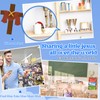 Bememo 200 Pcs Mini Jesus Figures Little Jesus Love You