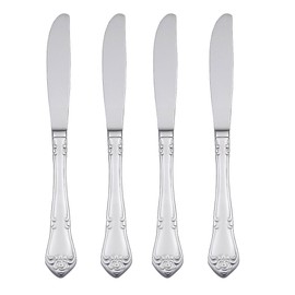 Oneida True Rose Everyday Flatware Dinner Knives, Set of 4