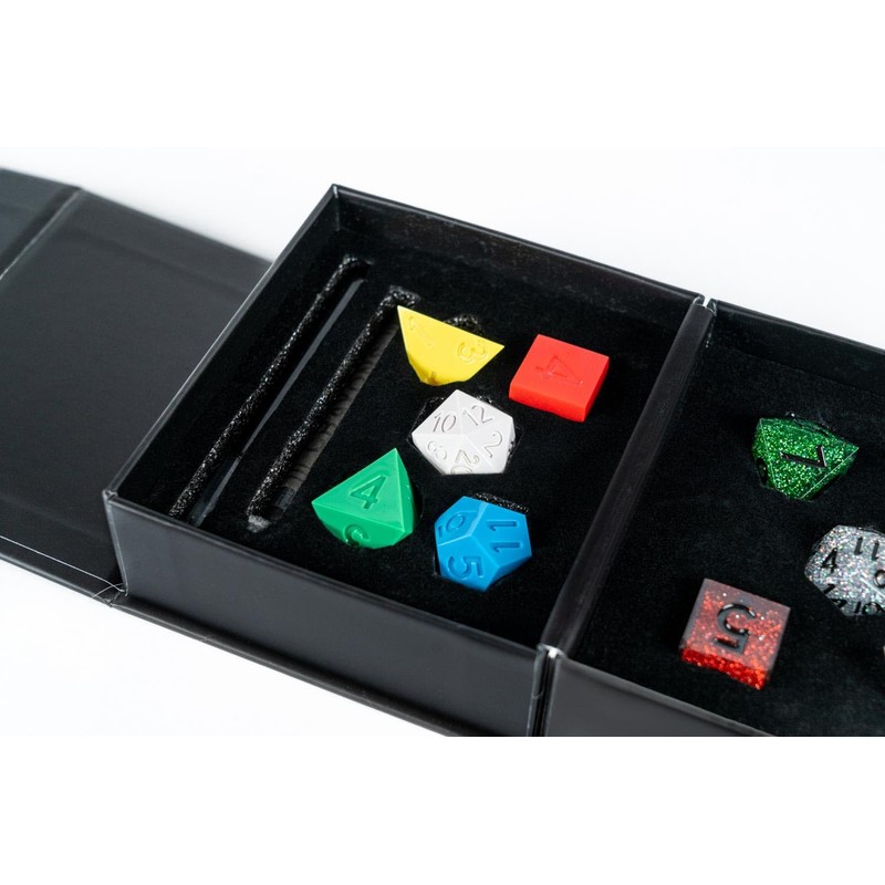 FanRoll D&D Dice Set 50th Wedding Anniversary Then Now Commemorative