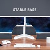 VIVO Dual LED LCD Monitor Mount, Free-Standing Desk Stand for