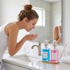 11.8OZ Glass Mouthwash Dispenser for Bathroom, Mouth Wash Container Bottle