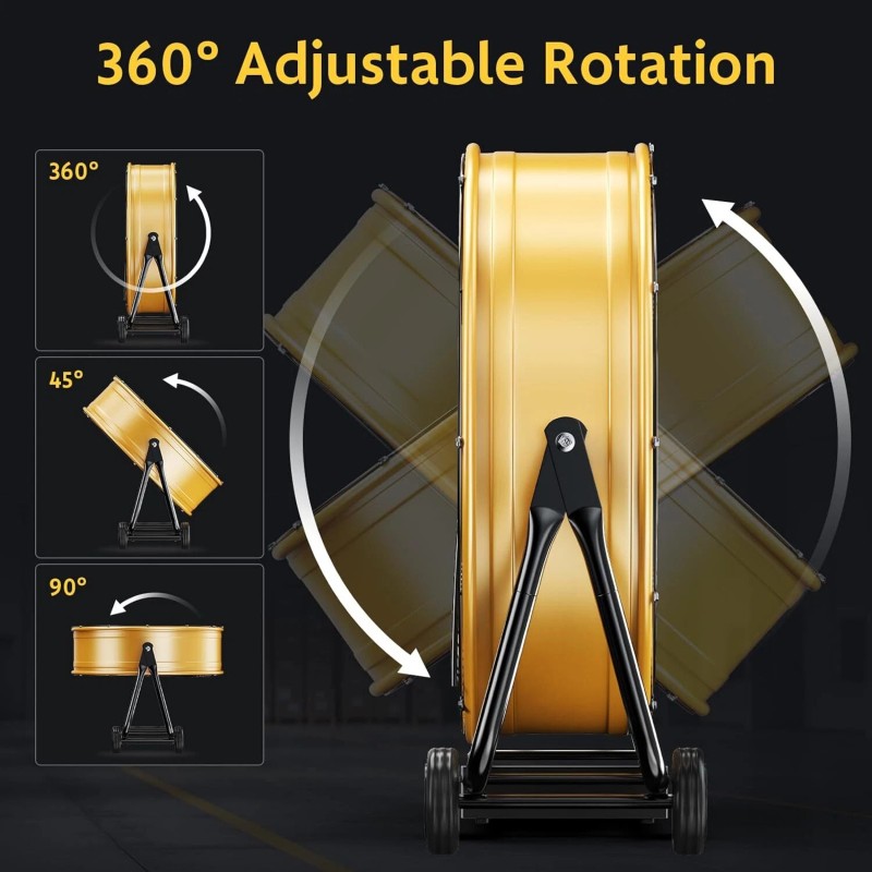 Simple Deluxe Drum Fan 20“/24"/30”/36 - 20 Inch