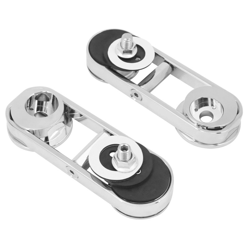 HDBUBALUS Drop Mirror Relocator Mount Kit Adjustable Mirrors For Harley