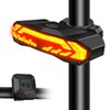Cruxer Smart Bike Tail Light with Turn Signals and Alarm,