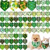 Reginary 72 Packs Valentine's Day Dog Bandanas Bulk St. Patrick's