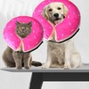 YQkangzhu Inflatable Dog Collar, Pet Neck Donut Cone Collar, Soft