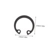 CHILDWEET 1set Retaining Snap Ring External C-clips Shaft Retaining Ring