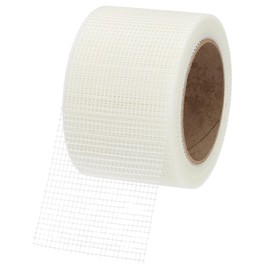 PATIKIL Drywall Repair Mesh Tape, 3 inch x 82 ft Fiberglass Repair Patch Self-Adhesive Dry Wall Joint Tape 9 Mesh Wall Hole Crack and Seam Patch, White