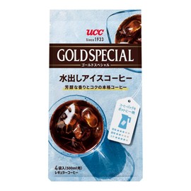 UCC Gold Special Coffee Bags Cold Brew Iced Coffee, 4 Bags x 3