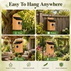 GPY Bluebird Houses for Outdoors Cedar Wooden Birdhouse with Predator