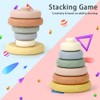 Mini Tudou 6 Pcs Stacking & Nesting Circle Toy,Soft Building