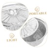 Gatuida 6 Pcs Thickened Aluminum Foil Pans with Lids Heavy