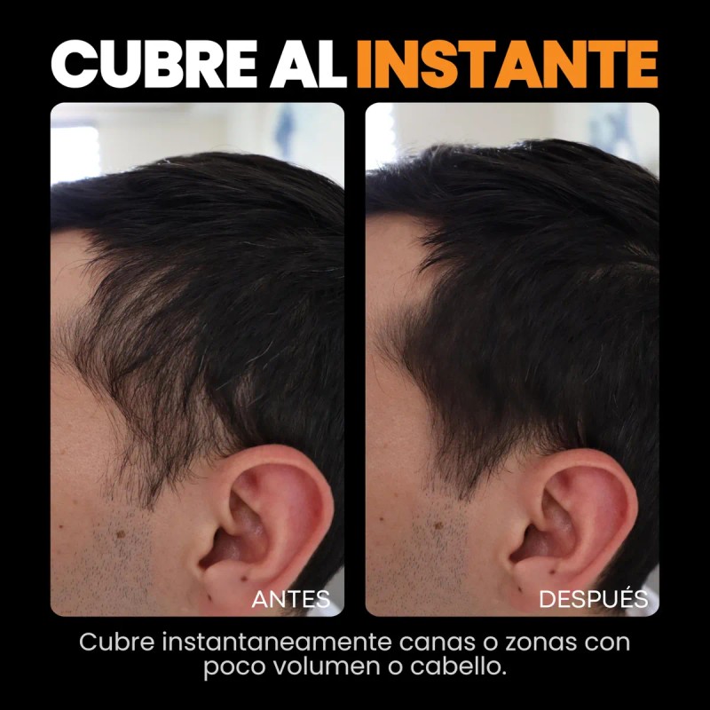 Polvo De Maquillaje De Fibra Capilar Cubre Raíz De Cabello