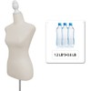 Female Dress Form Mannequin Torso Body with Adjustable Tripod Stand