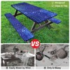 Picnic Table Cover with Bench Covers Camping Tablecloth with Storage