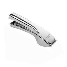 Ultra Premium Garlic Press – Heavy-Duty Garlic & Ginger Crusher and Mincer – No Peeling Needed, Effortless Use, Precision-Engineered, Dishwasher Safe, & Rustproof (Silver)